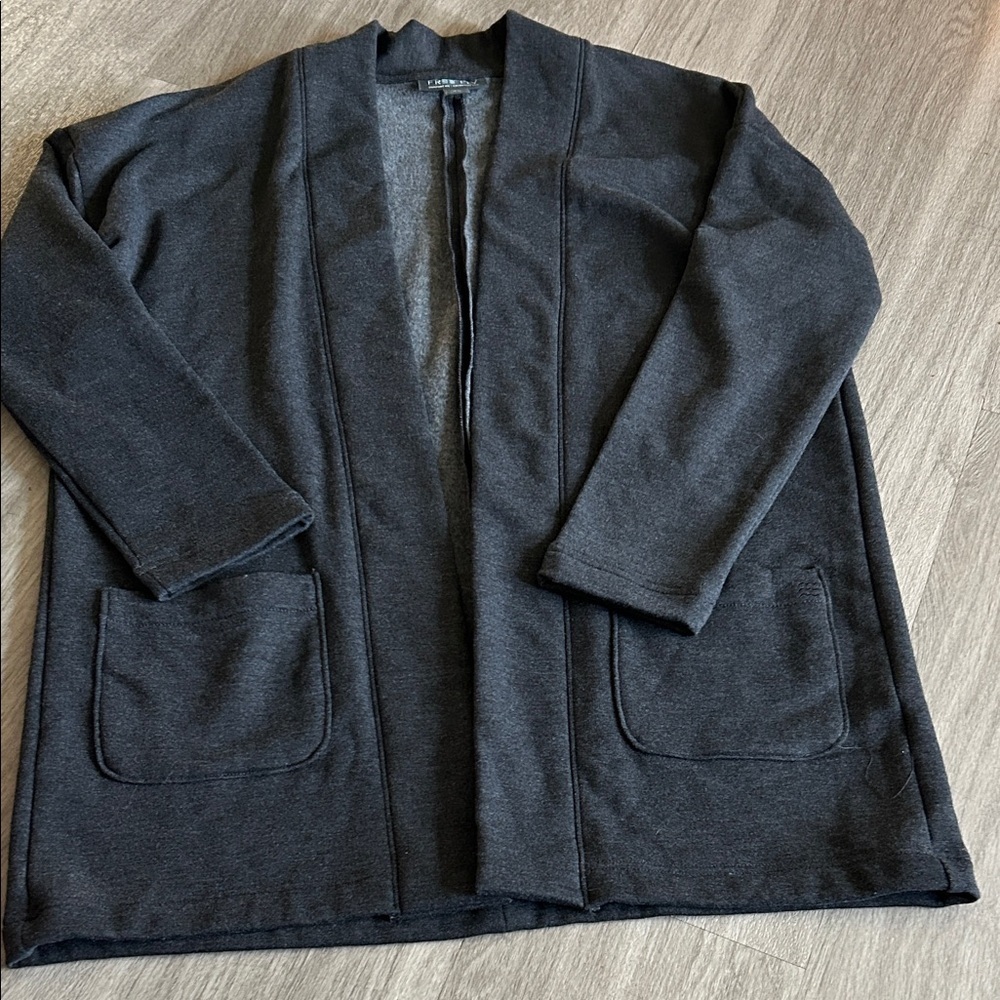 Free Fly Apparel Women's Dark Gray Open Sweater